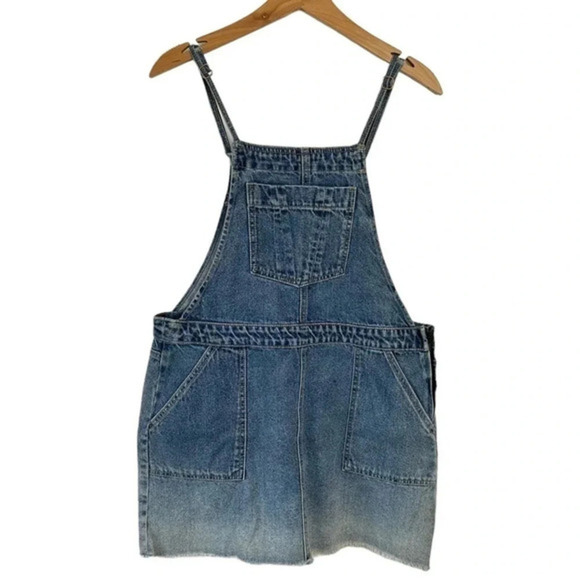 Jessica Simpson L trendy jean‎ overall mini skirt - Picture 1 of 6